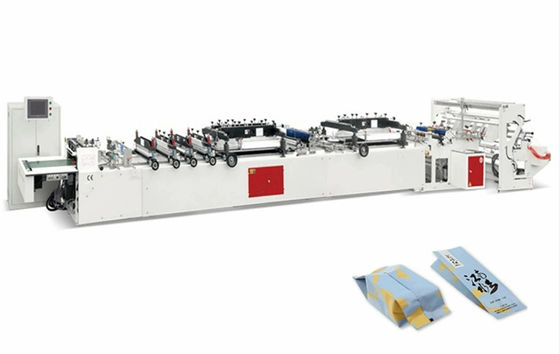 Центральное уплотнение трехстороннее уплотнение Zipper Bag Making Machine 5KW 6000x1200x1500 мм