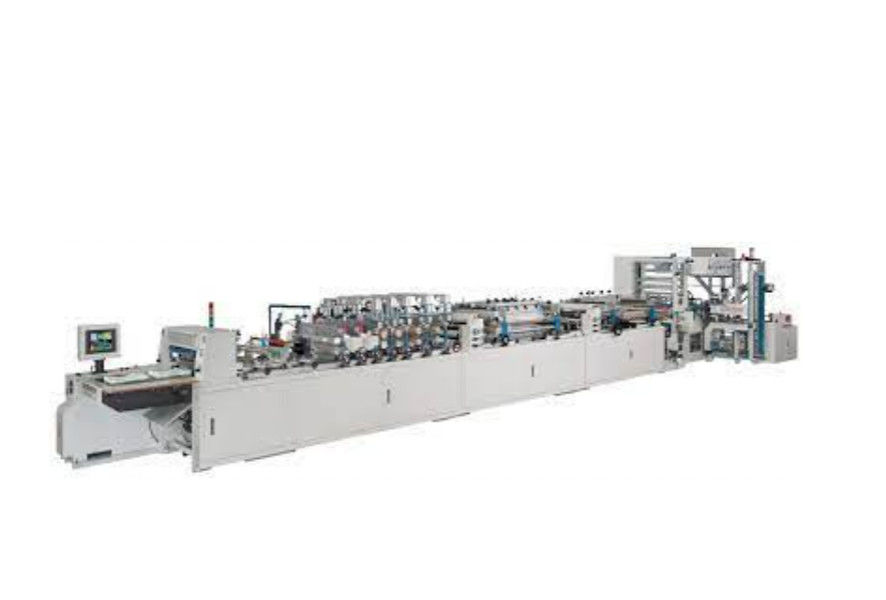 22кВ трехстороннее уплотнение Zipper Bag Making Machine Авто центральное уплотнение Zip Lock Bag Machine